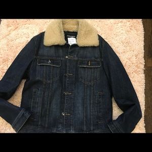 Men’s Dolce and Gabbana dark denim trucker sz 52